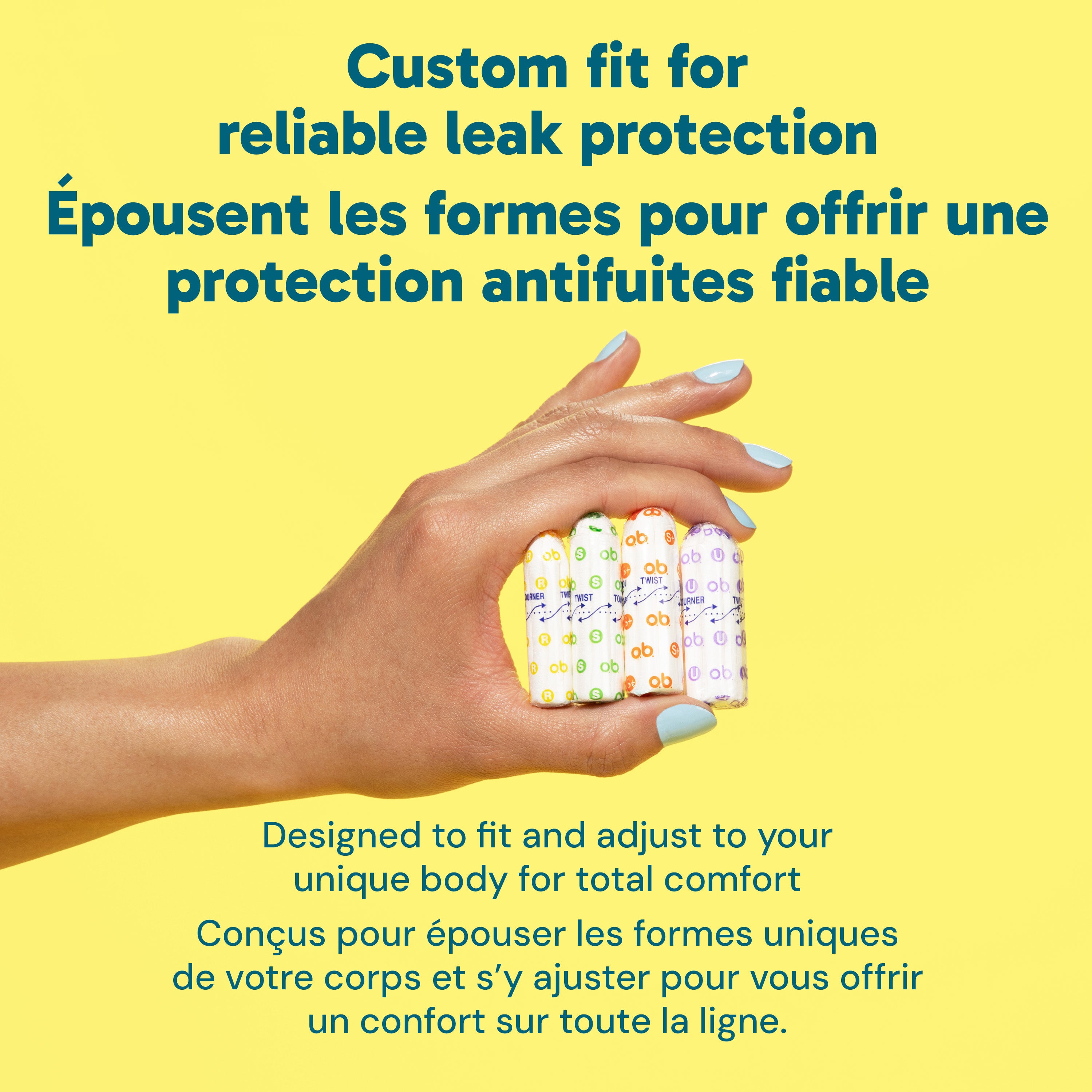 o.b.® Tampons Regular, 40ct