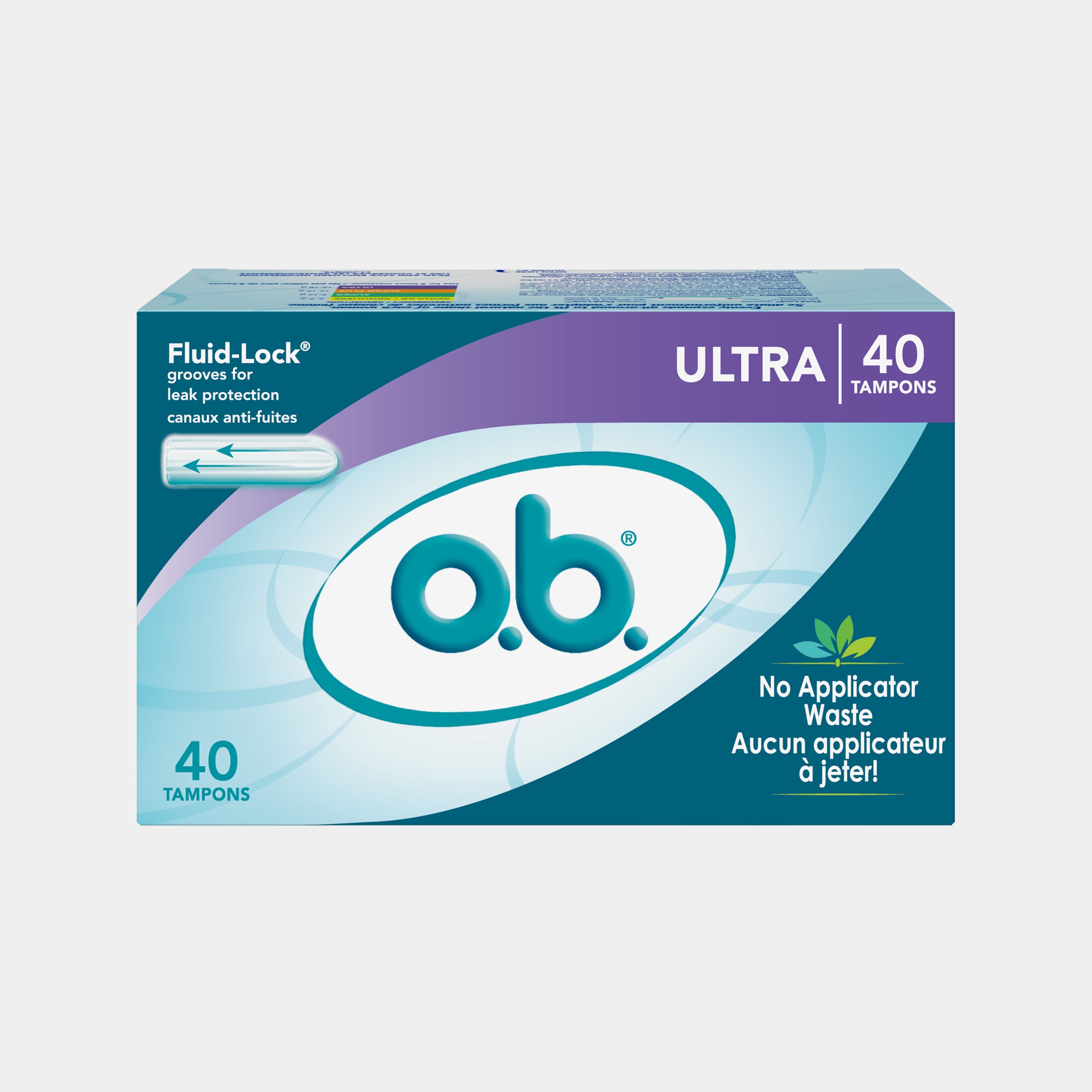 o.b.® Tampons Ultra, 40ct