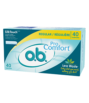 Non Applicator Light Flow Tampon | O.b.® PRO COMFORT® Regular