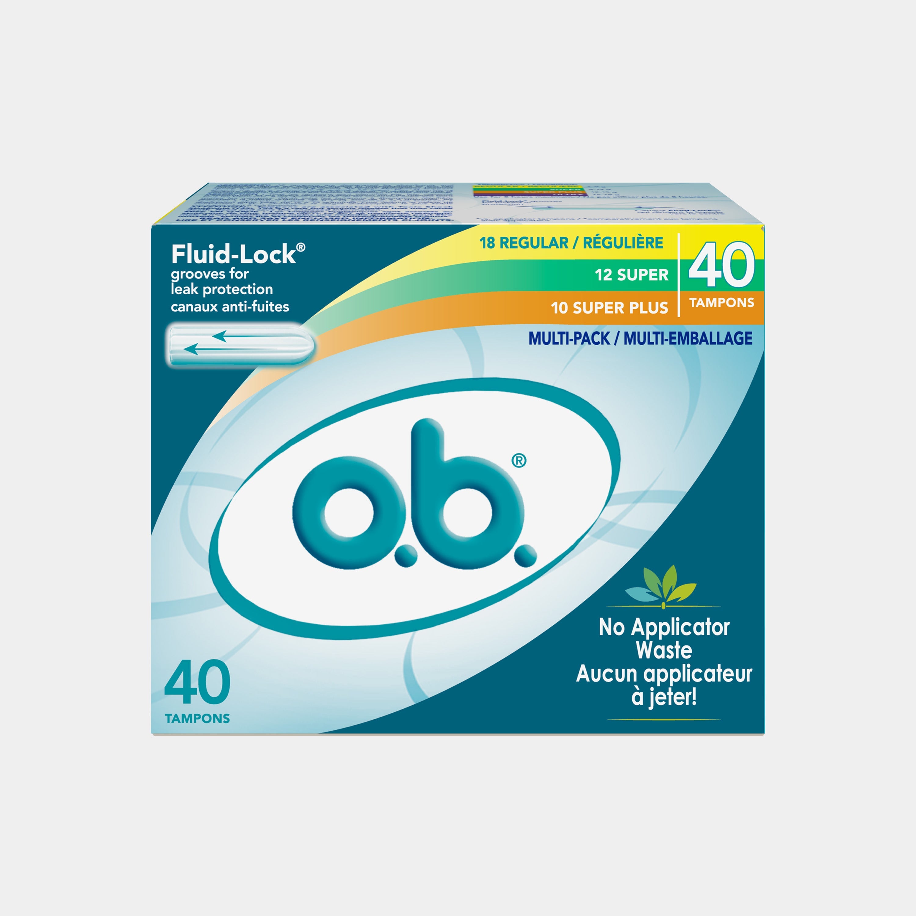o.b.® Tampons Multi-Pack, 40ct